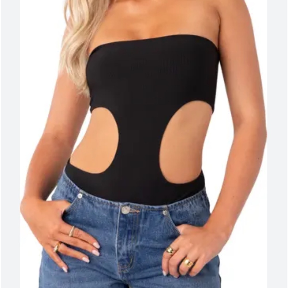 Edikited cut out body suit